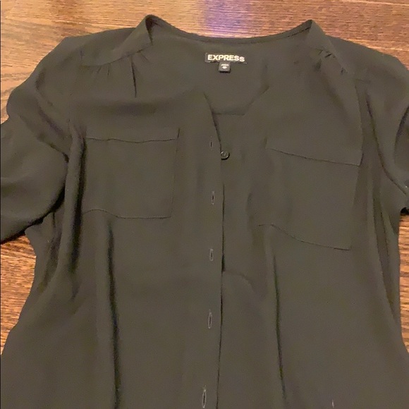 Express Black Portofino Shirt - XS - Picture 2 of 4